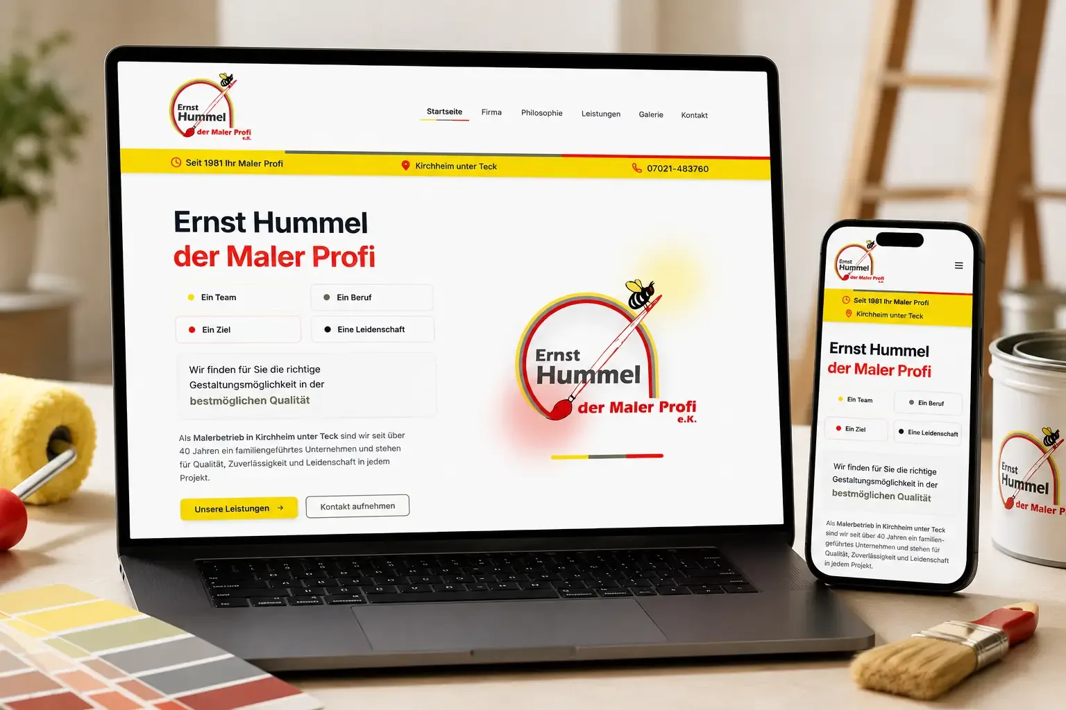 Website Maler Hummel