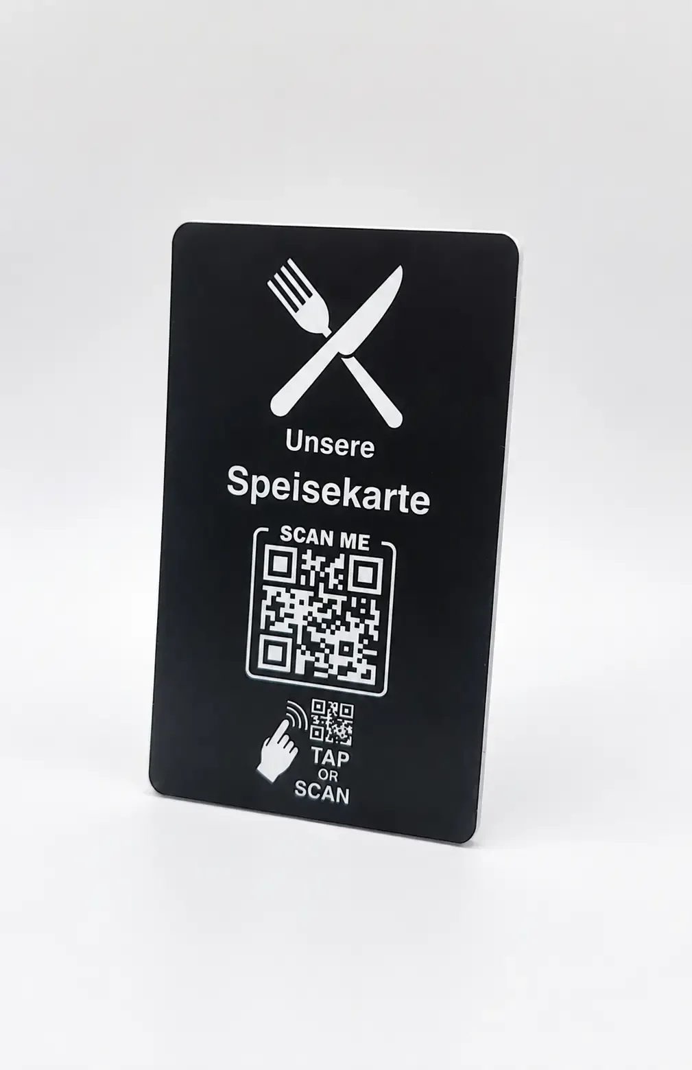 Karte für digitale Speisekarten
